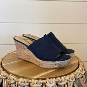 American Rag Cie Navy Blue Wedge